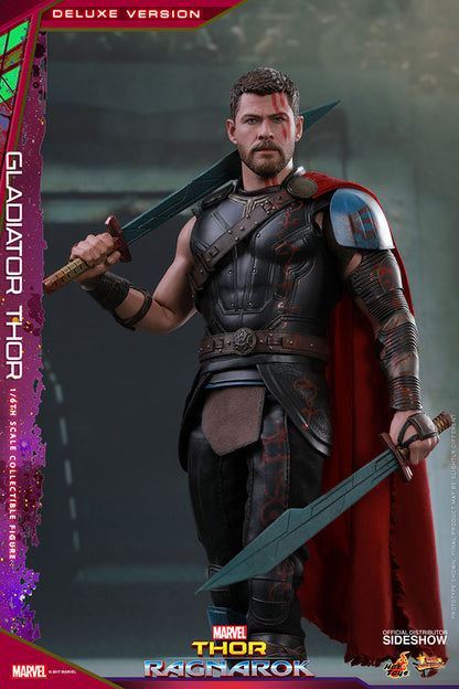 HOT TOYS - Marvel - Thor Ragnarok - Marvel - Thor (DeLuxe Ver) - Movie Masterpiece 1:6 Action Doll