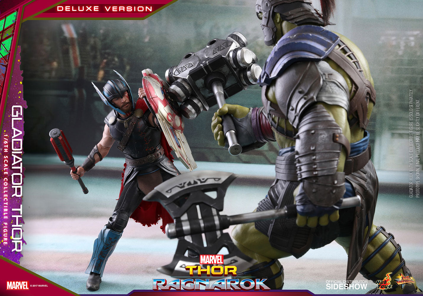 HOT TOYS - Marvel - Thor Ragnarok - Marvel - Thor (DeLuxe Ver) - Movie Masterpiece 1:6 Action Doll