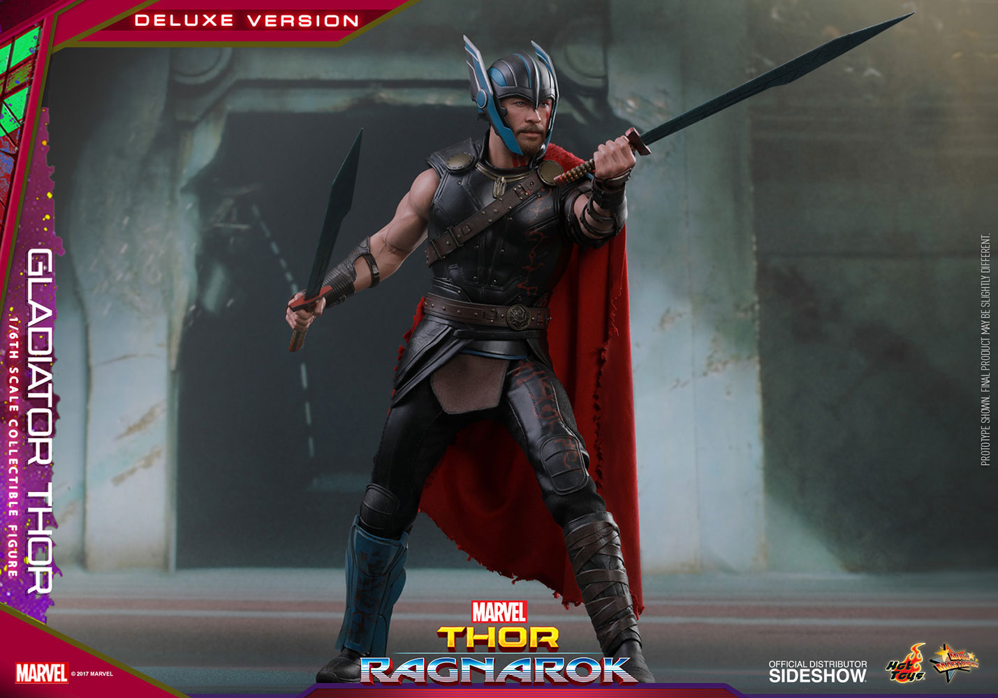 HOT TOYS - Marvel - Thor Ragnarok - Marvel - Thor (DeLuxe Ver) - Movie Masterpiece 1:6 Action Doll