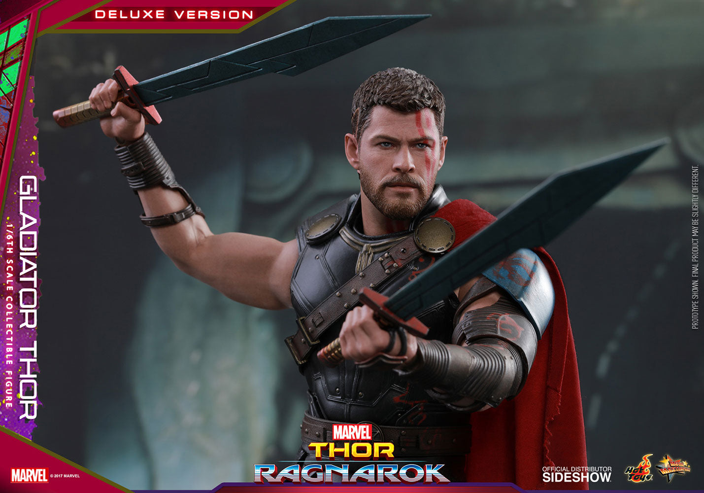 HOT TOYS - Marvel - Thor Ragnarok - Marvel - Thor (DeLuxe Ver) - Movie Masterpiece 1:6 Action Doll