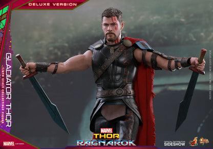 HOT TOYS - Marvel - Thor Ragnarok - Marvel - Thor (DeLuxe Ver) - Movie Masterpiece 1:6 Action Doll