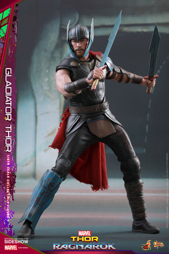 HOT TOYS - Marvel - Thor Ragnarok - Gladiator Thor - Movie Masterpiece 1:6 Action Doll