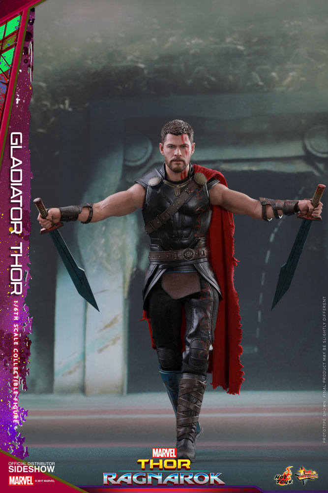 HOT TOYS - Marvel - Thor Ragnarok - Gladiator Thor - Movie Masterpiece 1:6 Action Doll