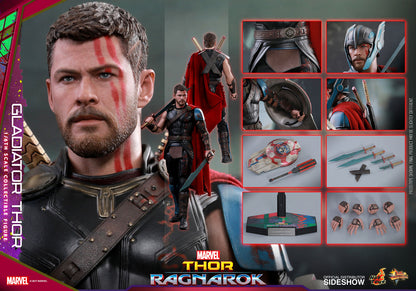 HOT TOYS - Marvel - Thor Ragnarok - Gladiator Thor - Movie Masterpiece 1:6 Action Doll