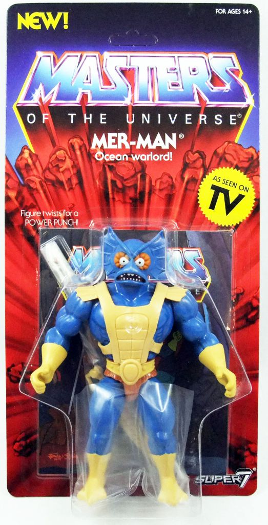 SUPER 7 - Masters of the Universe - Vintage Collection Action Figure Wave 3 Mer-Man 14 cm