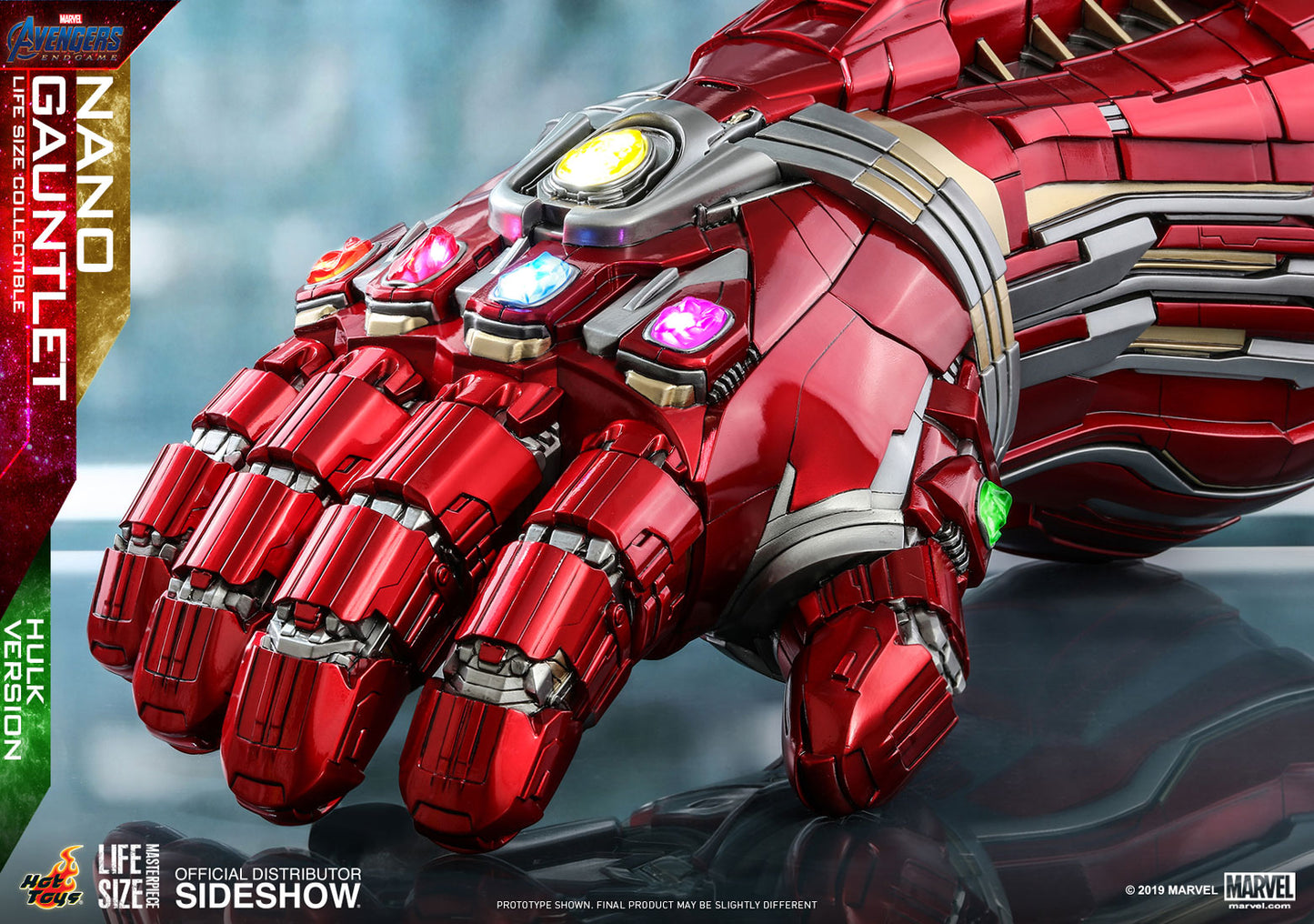 HOT TOYS - Marvel - Avengers Endgame - Hulk Ver Nano Gauntlet - Life-Size Replica LMS008