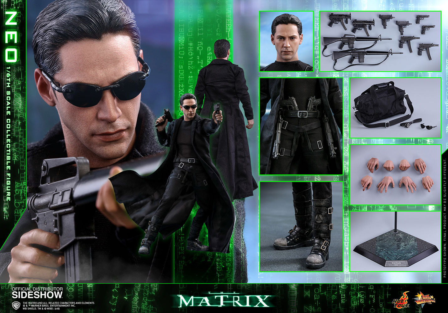 HOT TOYS - Matrix - Neo - Movie Masterpiece 1:6 Action Doll