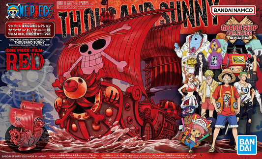 BANDAI - One Piece Grand Ship Coll Thousand Sunny Red