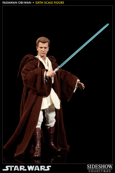 SIDESHOW - Star Wars Action Figure 1:6 Padawan Obi-Wan 30 cm