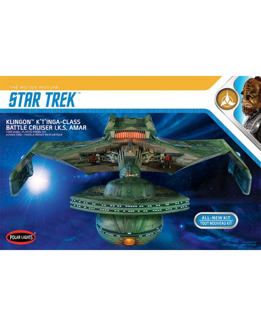 POLAR LIGHTS - Star Trek Klingon K'T'Inga Class Battle Cruiser I.K.S. Amar