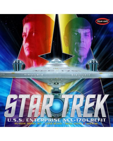 POLAR LIGHTS - Star Trek U.S.S. Enetrprise NCC-1701 Refit