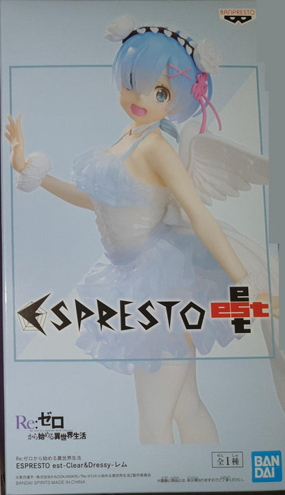 BANPRESTO - Espresto Est Clear Dress Rem Pvc Statue