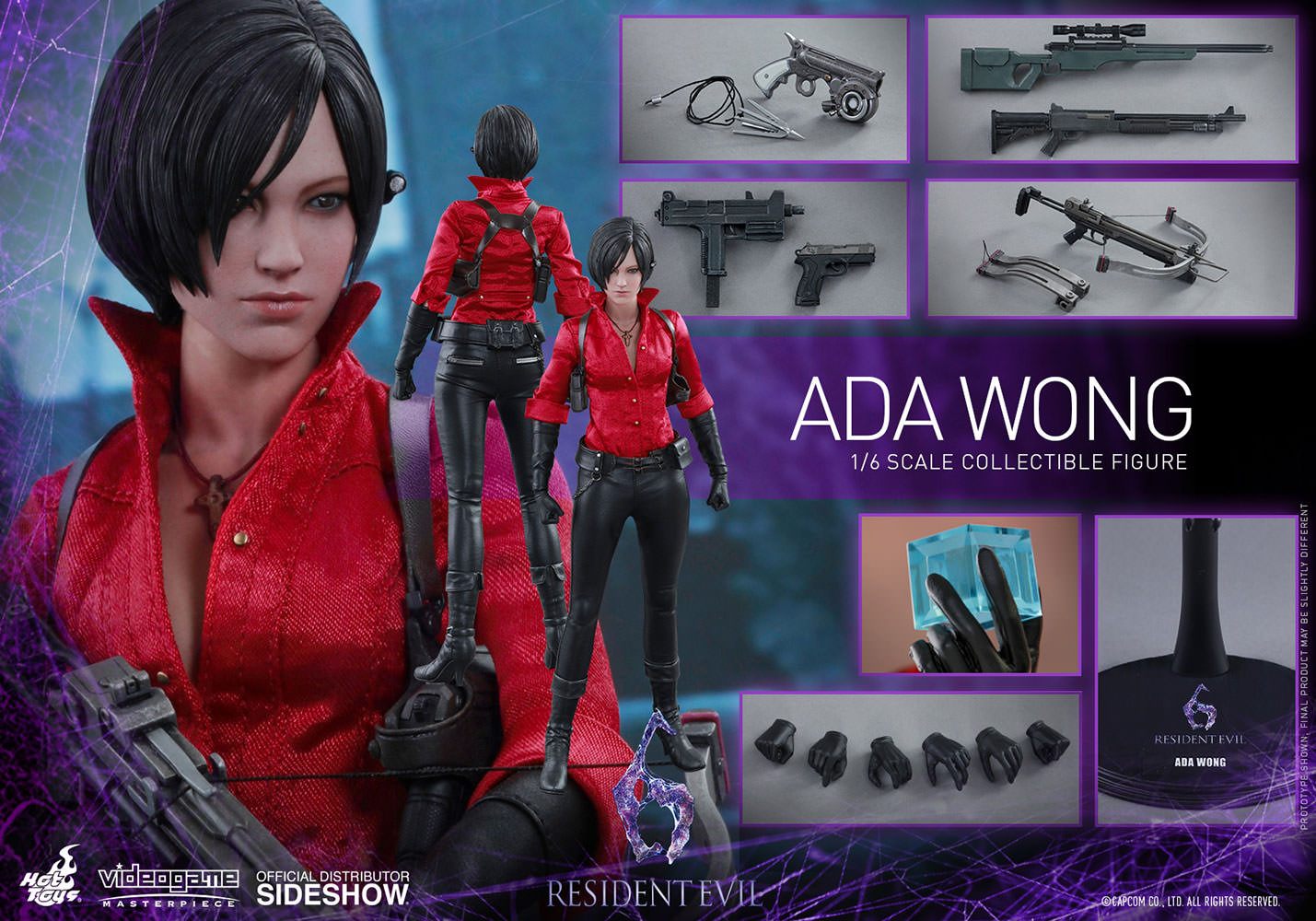 HOT TOYS - Resident Evil 6 - Ada Wong - Videogame Masterpiece 1:6 Action Doll VGM21