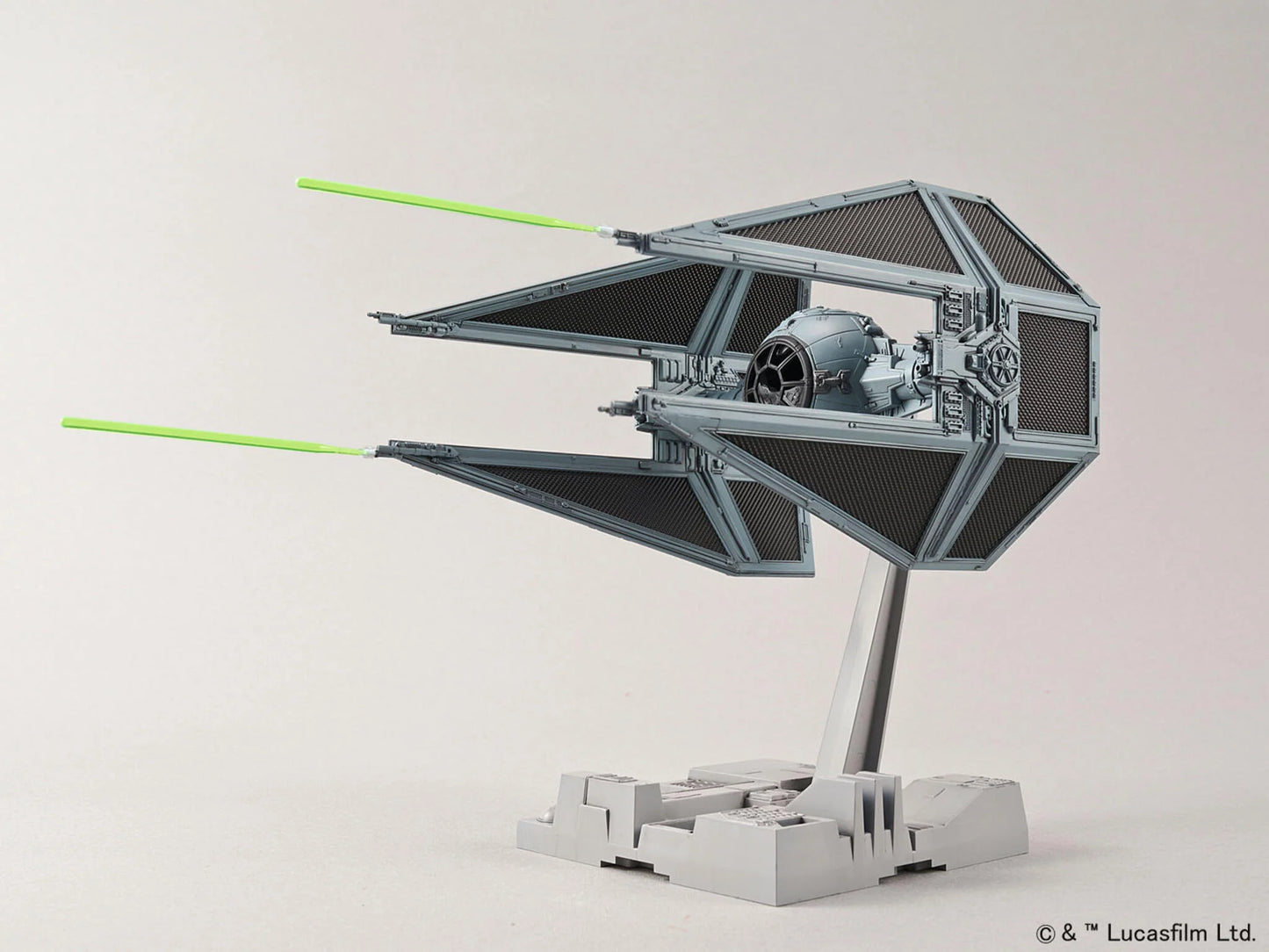 BANDAI MODEL KIT- Star Wars Plastic Model Kit TIE Interceptor 1/72