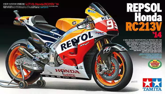 TAMIYA MODEL KIT - Honda Repsol RC213V '14  1/12