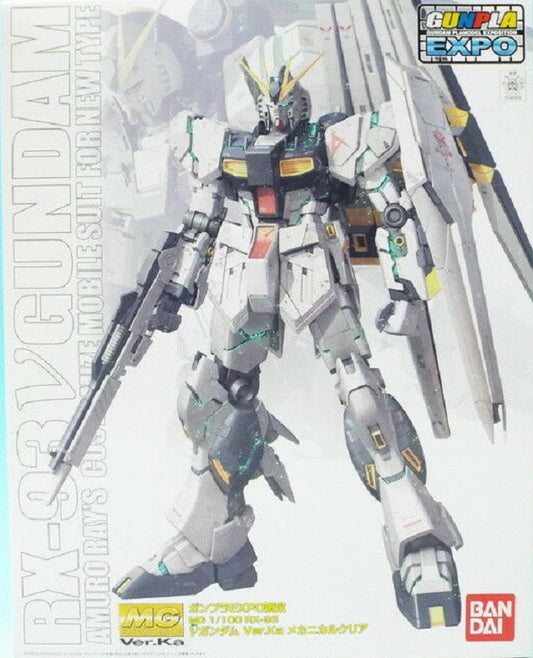 BANDAI - Gunpla - MG RX-93 Nu Gundam Ver.Ka. Expo Mechanical Clear 1/100