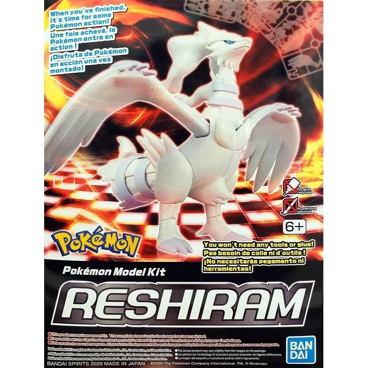 BANDAI - Pokemon - Reshiram Model Kit