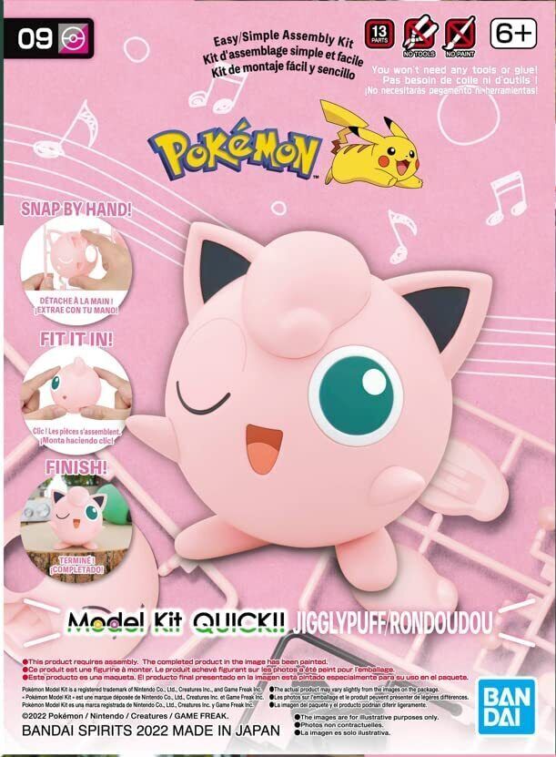 BANDAI - Pokemon - Jigglyfuff/Rondoudou Model Kit