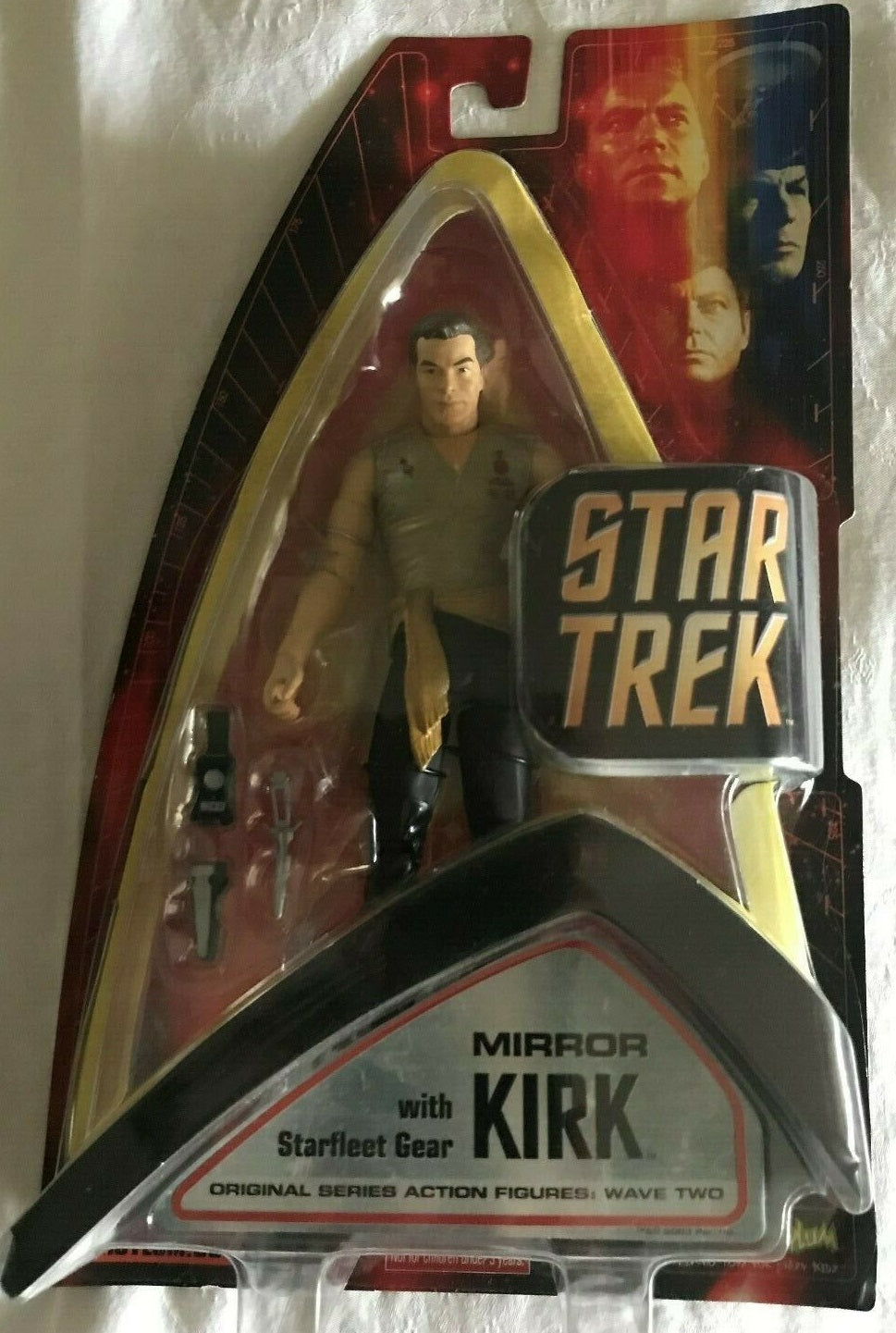 DIAMOND SELECT TOYS - Star Trek Original Serie - Mirror Kirk with Starfleet Gear Action Figure