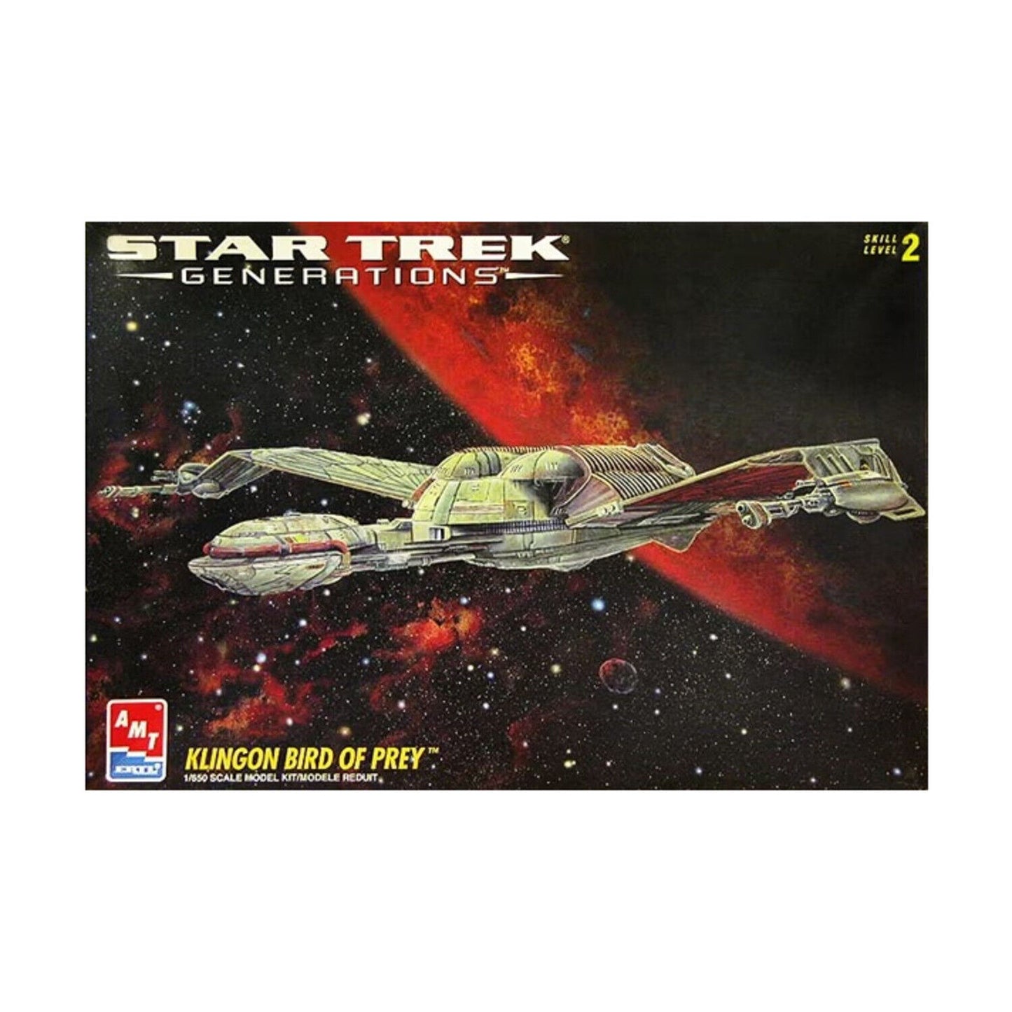 AMT ERTL - Star Trek  Generations Klingon Bird Of Pray 1/650