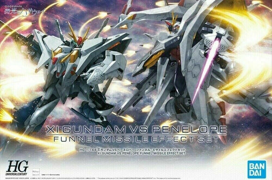 BANDAI - Gunpla - HG Universal Century - XI Gundam vs Penelope Funnel Missile Effect Set