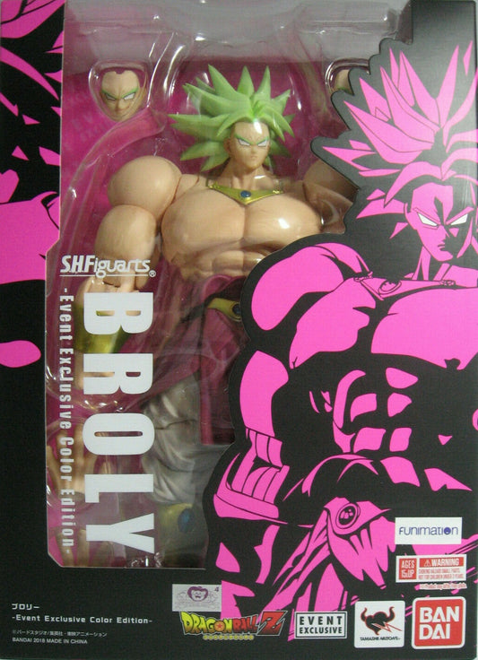 BANDAI - Dragon Ball Z Broly SSJ Event EXCLUSIVE Color S.H. Figuarts Action Figure