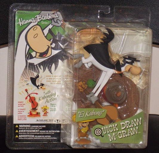 MCFARLANE TOYS - Hanna Barbera - Quick Draw McGraw El Kabong Serie 1 Action Figure