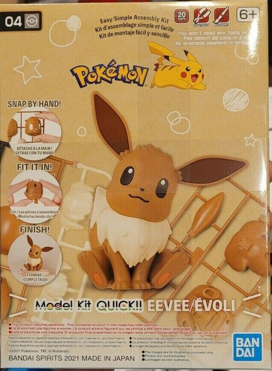 BANDAI - Pokemon - 04 Eevee /EvolI Model Kit