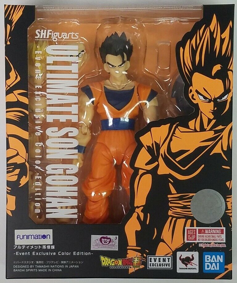 BANDAI - Dragon Ball - Ultimate Son Gohan event EXCLUSIVE Color Edition S.H. Figuarts Action Figure San Diego Comic Con 2019