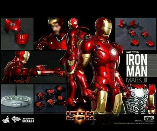 HOT TOYS - Marvel - Iron Man - Mark 3 III 1:6 Action Doll Die Cast MMS256 D07