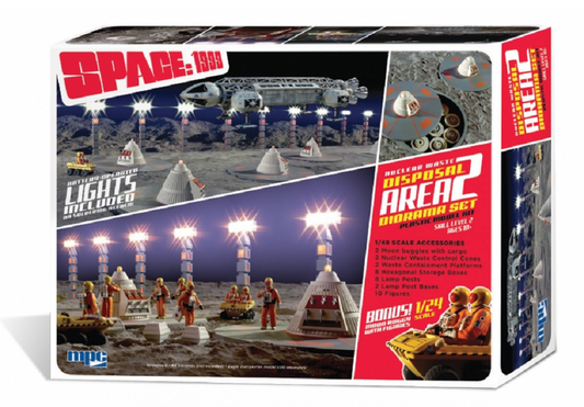 MPC - Space 1999 Nuclear Waste Diorama + MB