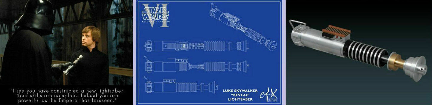 EFX COLLECTIBLES - Star Wars - Star Wars Episode VI Return of The Jedi - Luke Skywalker Reveal Lightsaber