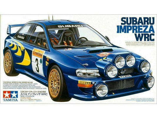 TAMIYA MODEL KIT - SUBARU IMPREZA WRC Montecarlo 1998  1/24