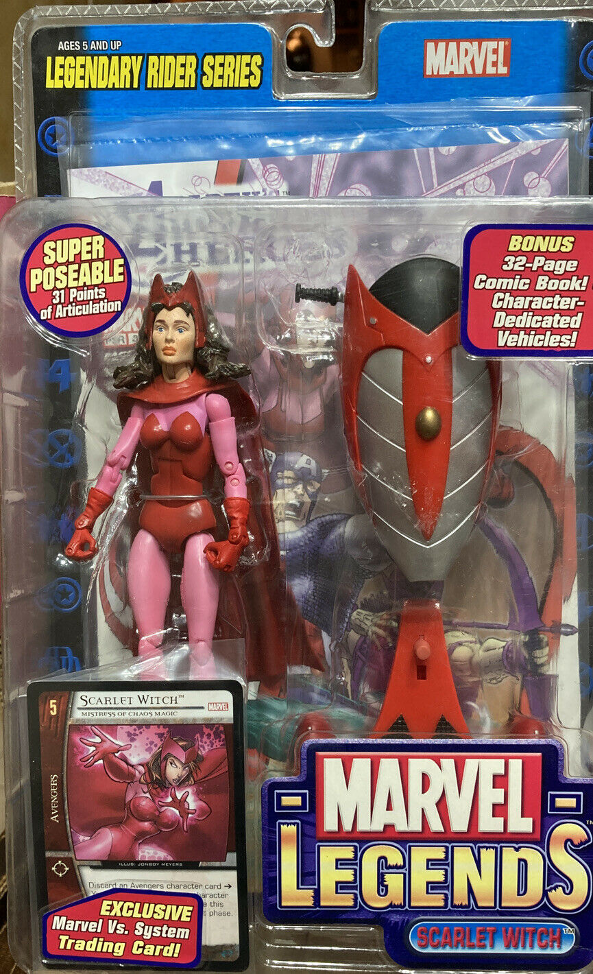 TOY BIZ - Marvel - Legends: Legendary Rider Series - Scarlett Witch Figure