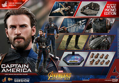 HOT TOYS - Marvel - Avengers Infinity War - Captain America 1:6 Action Doll MMS481