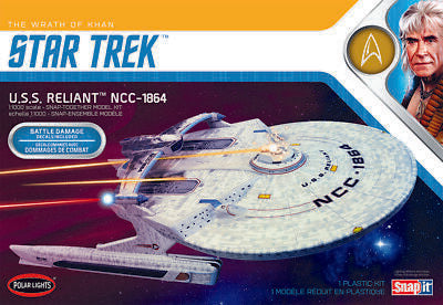 POLAR LIGHTSMODEL KIT  - Star Trek The Wrath of Khan U.S.S. Reliant 1/1000