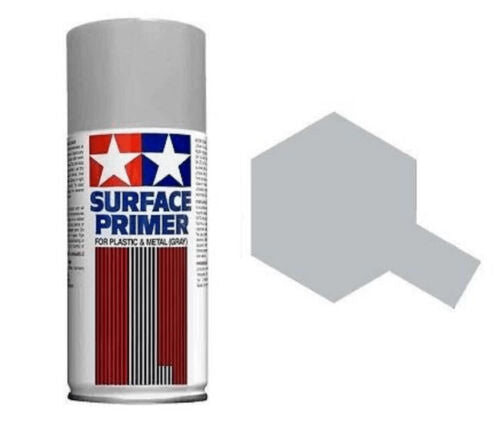 TAMYIA - Surface Primer Gray For Plastic & Metal 180ml 87042