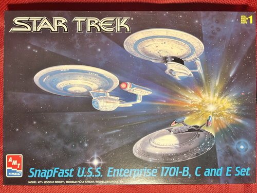 AMT - Star Trek Snap Fast U.S.S. Enterprise Set
