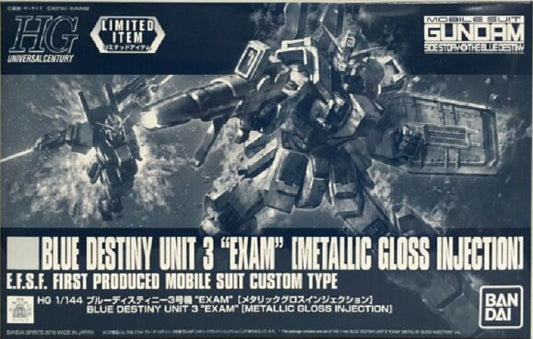 BANDAI - Gundam - HG Blue Destiny Unit 3 Exam [Metallic Gloss Injection] 1/144