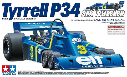 TAMIYA MODEL KIT - TYRRELL P34 6 RUOTE Con Fotoincisioni  1/12