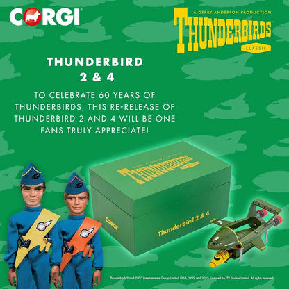 CORGI TOYS - Thunderbirds F.A.B. Collection - Thunderbird 2 and 4