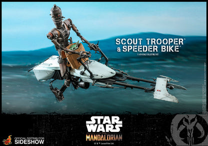 HOT TOYS - Star Wars The Mandalorian - Scout Trooper and Speeder Bike - 1:6 Scale TMS017