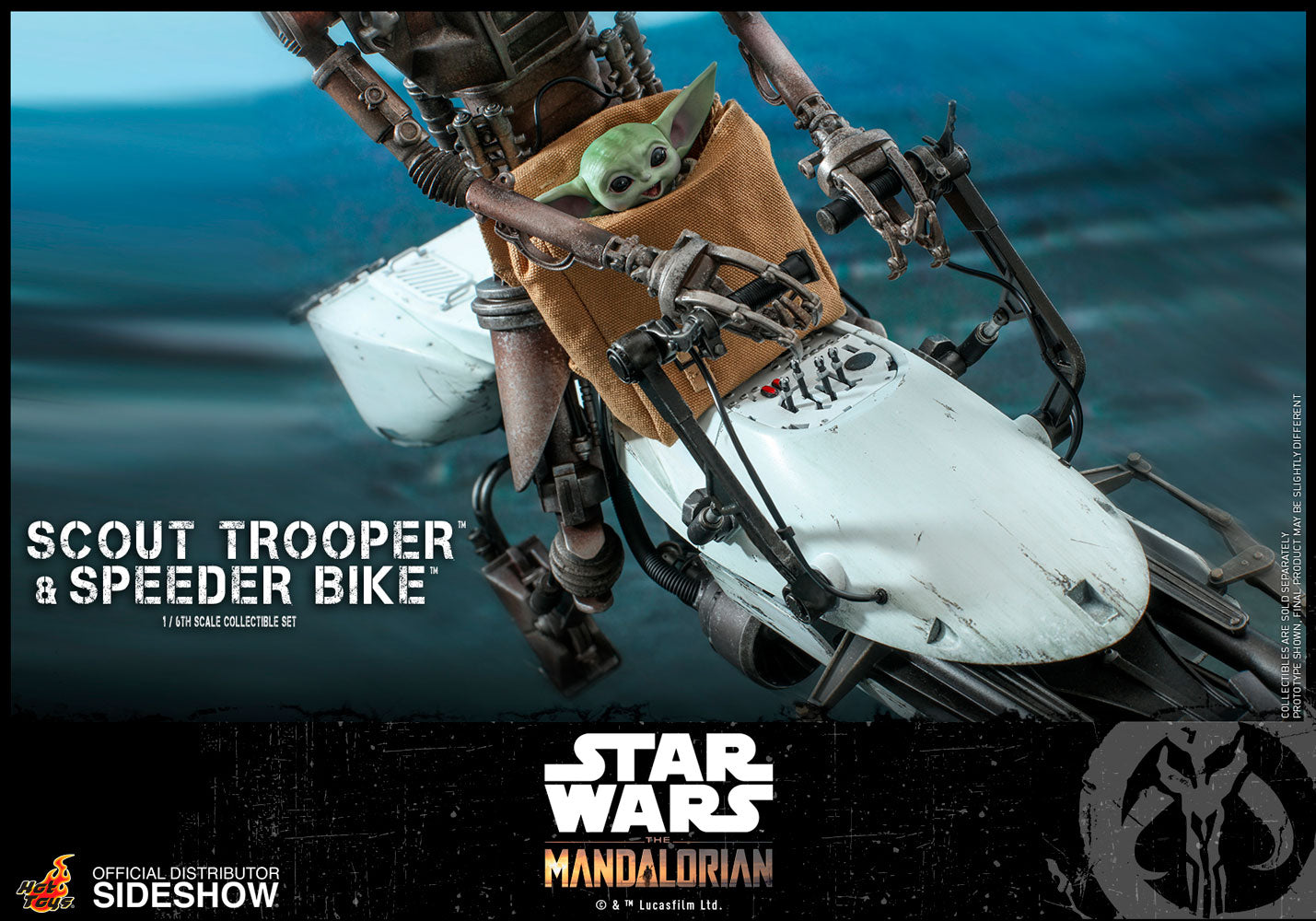 HOT TOYS - Star Wars The Mandalorian - Scout Trooper and Speeder Bike - 1:6 Scale TMS017