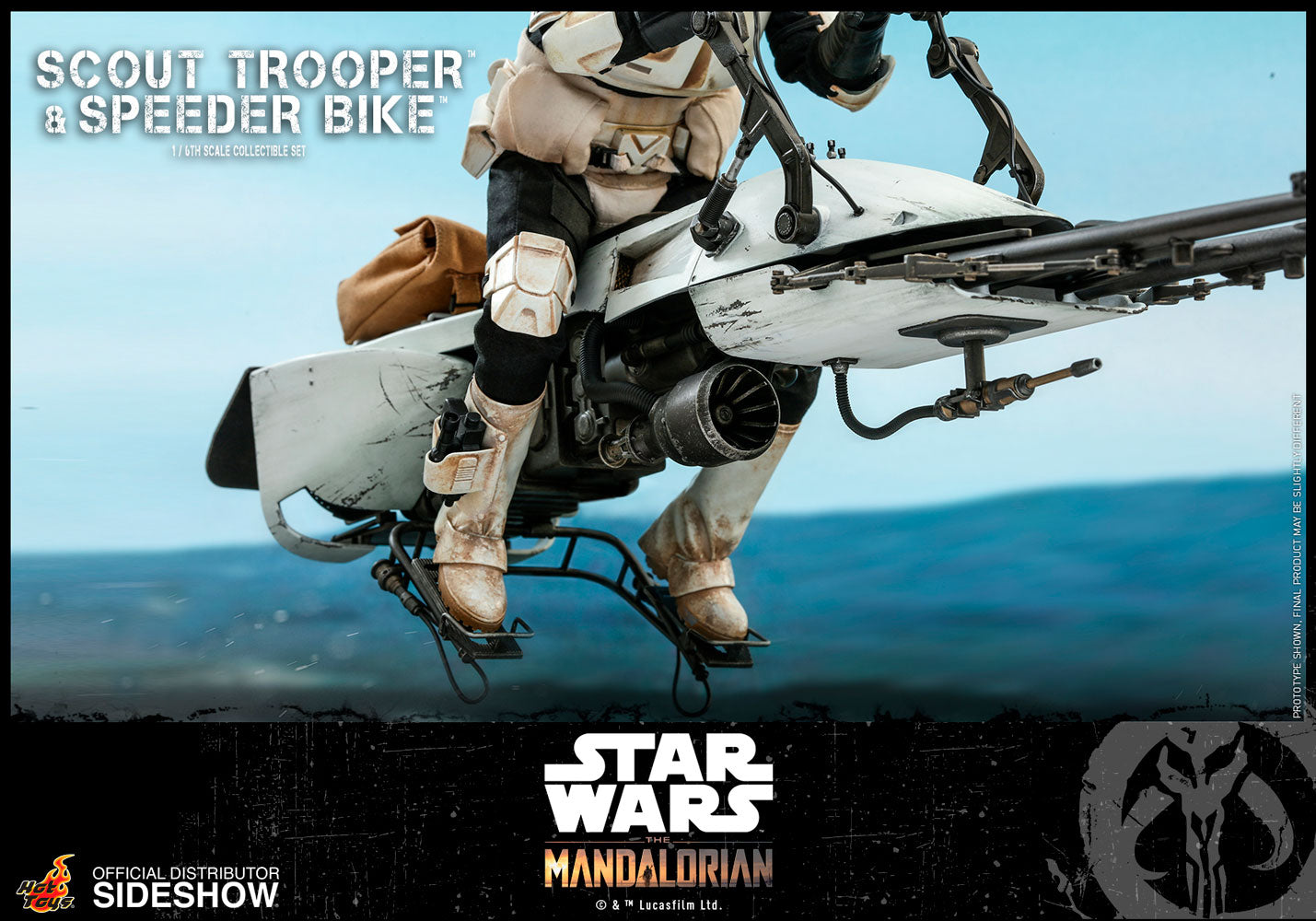 HOT TOYS - Star Wars The Mandalorian - Scout Trooper and Speeder Bike - 1:6 Scale TMS017