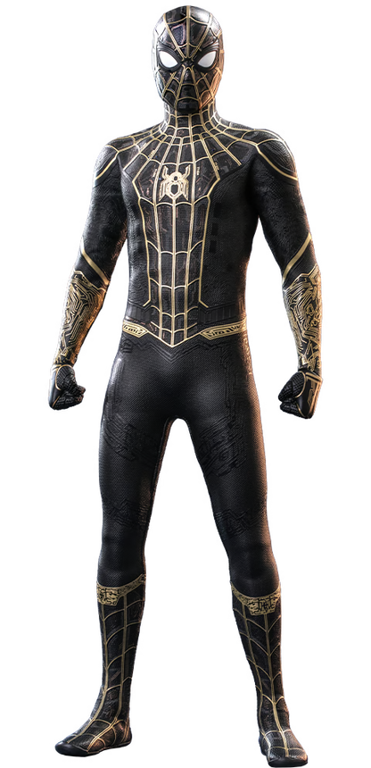 HOT TOYS - Marvel - Spider-Man No Way Home  Spider-Man (Black & Gold Suit) MMS604