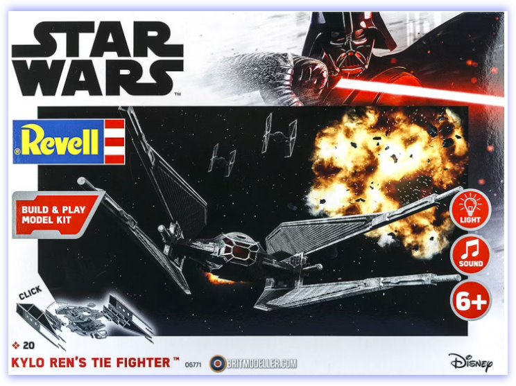 REVELL - Star Wars 1/70 Build & Play Kylo Ren's Tie Fighter