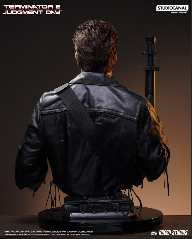 QUEEN STUDIOS - T-800 Battle Damaged (Mechanical) Life-Size Bust