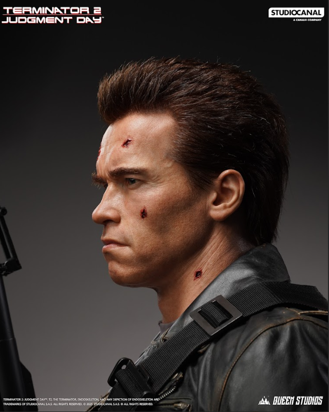 QUEEN STUDIOS - T-800 Battle Damaged (Mechanical) Life-Size Bust