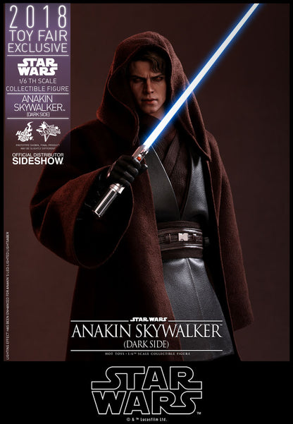 HOT TOYS - Star Wars - Episode III Revenge of The Sith - Anakin Skywalker Dark Side 2018 1:6 Action Doll Toy Fair EXCLUSIVE