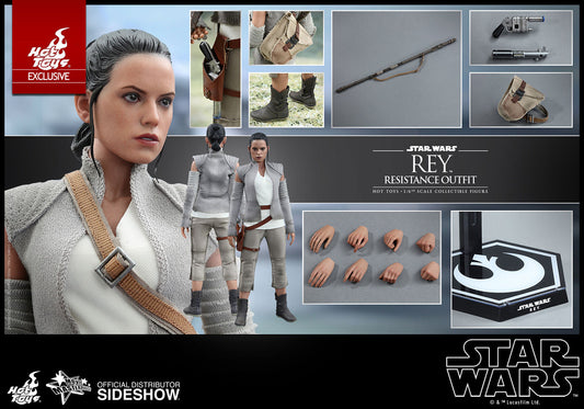HOT TOYS - Star Wars - Episode VII The Force Awakens - Rey (Resistance Outfit) - Movie Masterpiece 1:6 Action Doll